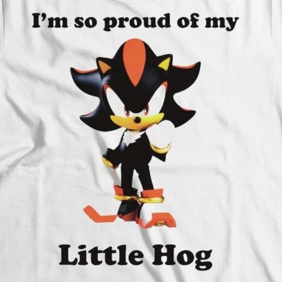 Im So Proud Of My Little Hog Sonic Meme Fan Gift Graphic Video Game T-shirt 159 - Picture 2 of 5